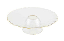 Load image into Gallery viewer, Glass Reverse Pedestal Chip &amp; Dip
