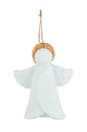 Paper Mache Angel Ornament