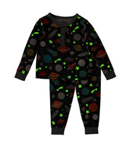 Load image into Gallery viewer, Space Glow in the Dark Pajamas
