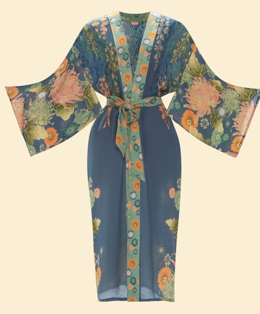 Powder Kimono Gown