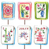 Mahjong Tiles Yard Stakes