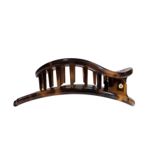 Load image into Gallery viewer, Tortoise Flat Circle Hair Clip
