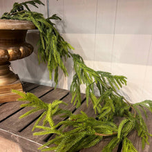 Load image into Gallery viewer, 58" Natural Touch Norfolk Pine Garland–Realistic Fresh Touch
