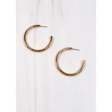 Load image into Gallery viewer, Sunni Hoop Earring Shiny - Gold
