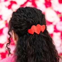 Load image into Gallery viewer, Heart To Heart Flat Hair Clip
