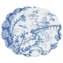 Load image into Gallery viewer, Beatriz Chinoiserie Round Placements s/4
