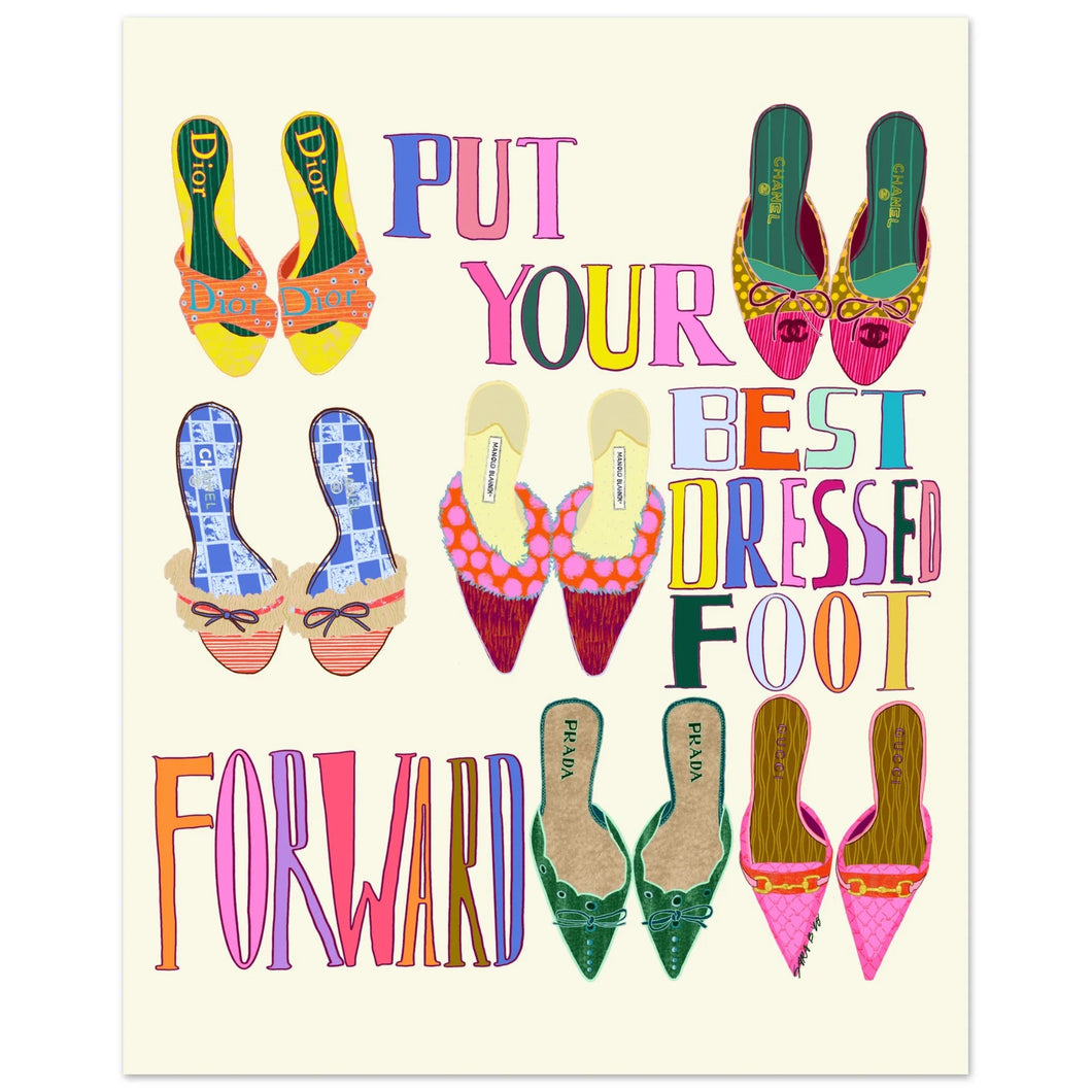 Best Dressed Foot Greeting Card