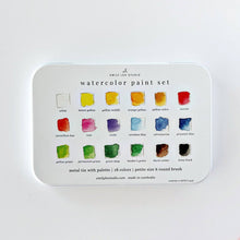 Load image into Gallery viewer, Watercolor Set 18 with brush
