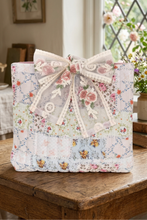 Load image into Gallery viewer, Estelle Quilted Floral Tie Bible Cover
