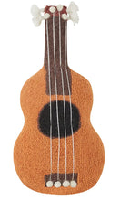 Load image into Gallery viewer, Guitar Pillow with Poms and Tassels
