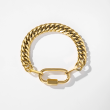 Load image into Gallery viewer, Harlow Gold Chain Bracelet | Stainless Steel + Waterproof
