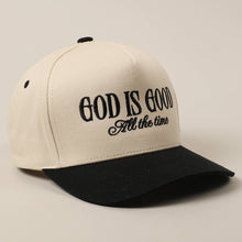 Load image into Gallery viewer, God Is Good All The Time Embroidery Trucker Hat
