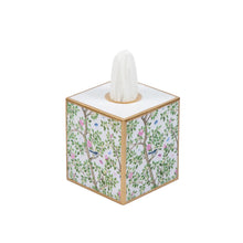 Load image into Gallery viewer, Elsie&#39;s Garden Enameled Tissue Box Cover
