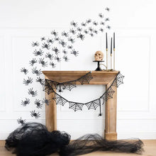 Load image into Gallery viewer, Glittered Wall Decor Spiders

