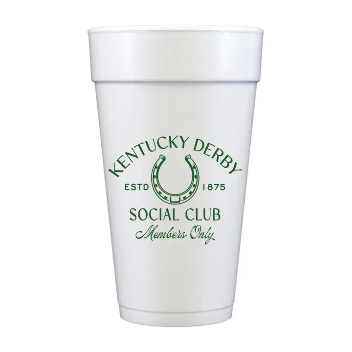 Kentuckey Derby Styro Cups