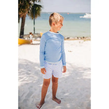Load image into Gallery viewer, Sugar Bee Clothing | Boys Long Sleeve Swim Rashgaurd
