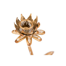 Load image into Gallery viewer, Metal Flower Taper Holders White
