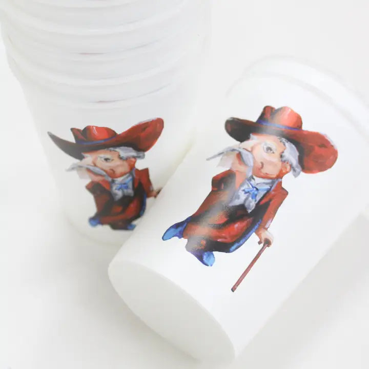 Colonel Reb Ole Miss Reusable Cup Set
