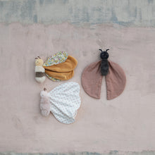 Load image into Gallery viewer, Plush Insect Snuggle Toy w/ Patterned Wings
