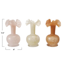 Load image into Gallery viewer, Art Glass Vase w/ Ruffle
