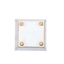 Load image into Gallery viewer, Elsie&#39;s Garden Enameled Square Cachepot Planter
