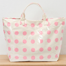 Load image into Gallery viewer, Pink Polka Dot TOTE BAG
