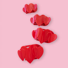 Load image into Gallery viewer, Heart To Heart Flat Hair Clip

