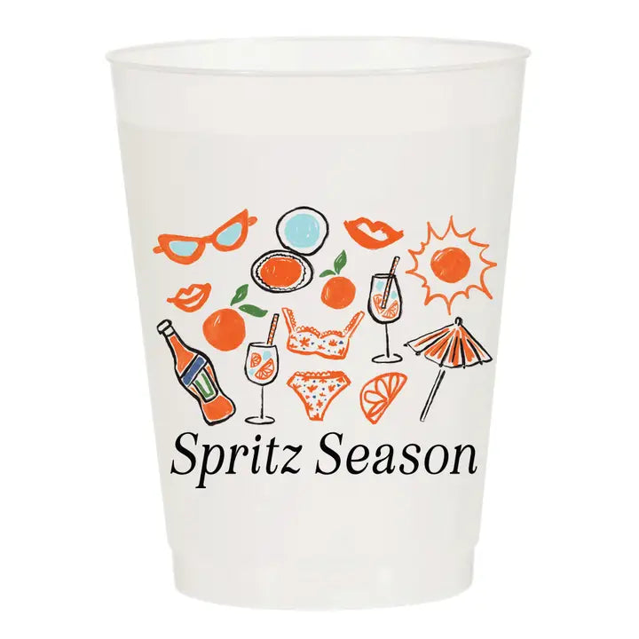 Spritz Season Frosted Cups