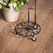 Load image into Gallery viewer, Metal Garden Flag Plant Stand Set
