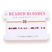 Load image into Gallery viewer, Mississippi State Sprinkle Bracelet s/2
