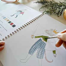 Load image into Gallery viewer, Nutcracker Watercolor Workbook
