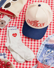 Load image into Gallery viewer, America 250 USA Socks | patriotic socks, usa socks, July 4th

