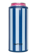 Load image into Gallery viewer, Light Blue and Navy Can Insulator
