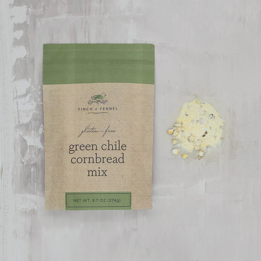 Gluten Free Green Chili Corn Bread 16oz Pouch