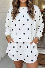 Load image into Gallery viewer, Polka Dot Casual Mini Skort Set
