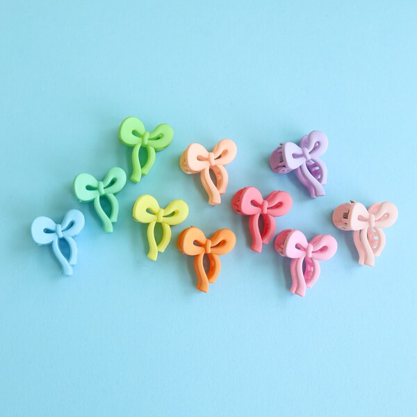 Mini Bow Claw Clips