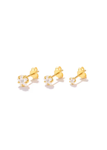 Star Trio Stud Set