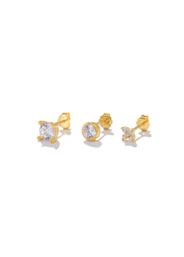 Daisy Trio Stud Set