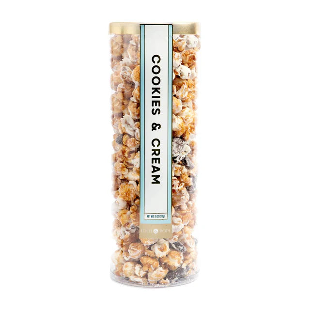 Cookies and Cream Popcorn Tube