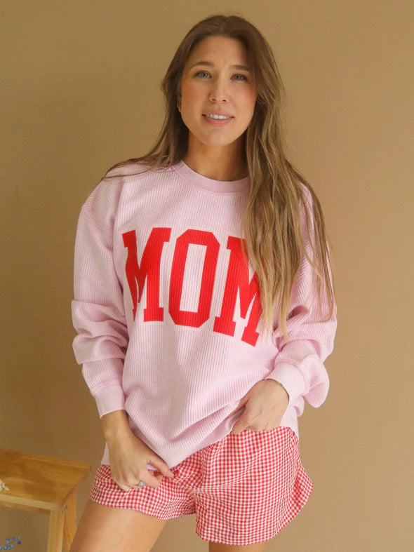 Mom Baby Pink Sweatshirt