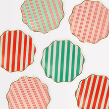 Load image into Gallery viewer, Festive Stripe Side Plates
