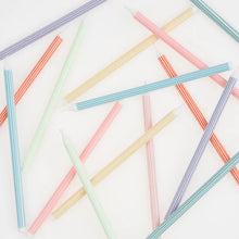 Load image into Gallery viewer, Mixed Striped Candles
