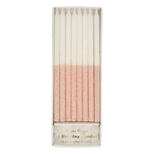 Load image into Gallery viewer, Pale Pink Glitter Dipped Candles

