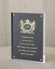 Load image into Gallery viewer, Madison Sterling Scripture Frame
