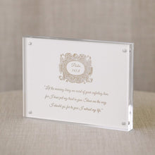 Load image into Gallery viewer, Madison Sterling Scripture Frame
