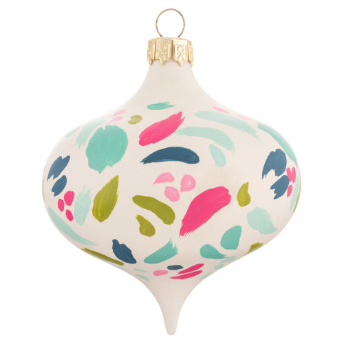 Hand Painted Retro Ornament Boho Bright
