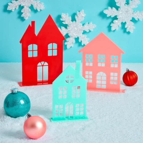 Kailo Chic Acrylic Holiday Houses Colorway 1