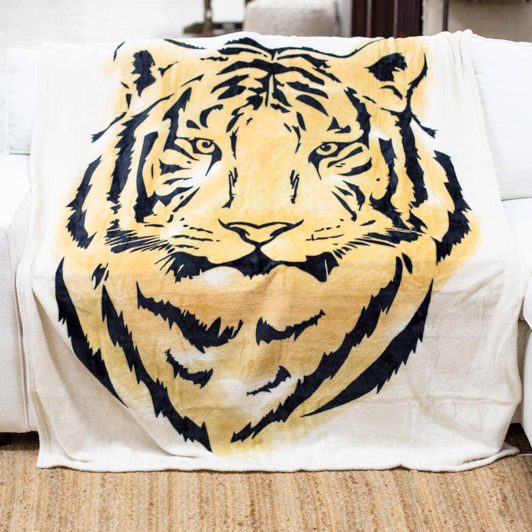 Easy Tiger Throw Blanket