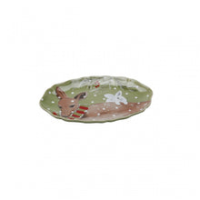 Load image into Gallery viewer, Deer Friends Small Oval Platter
