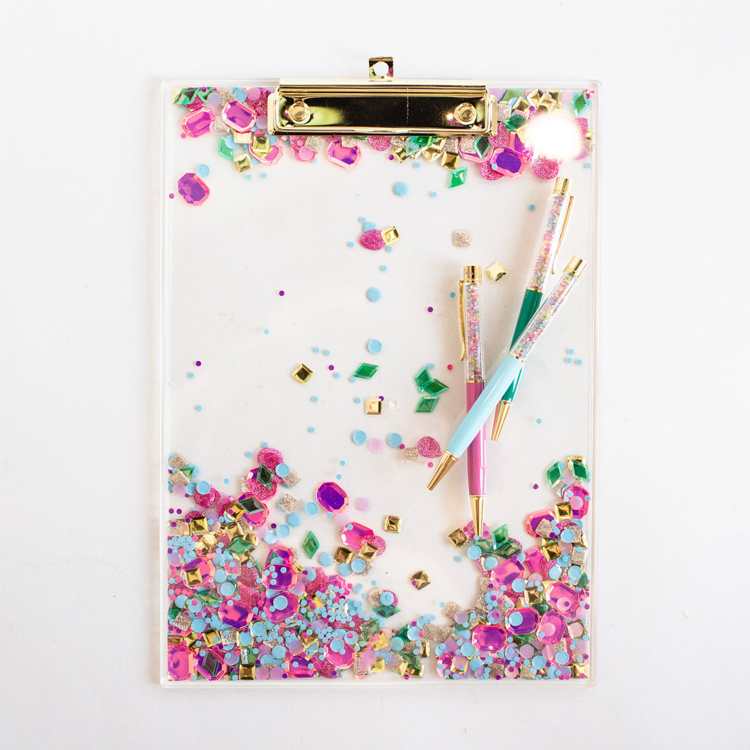 Be a Gem Confetti Clipboard